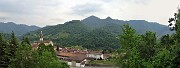 96 Vista su Chiesa-Oratorio e Convento di Clausura Suore Francescane con vista verso il Canto Alto